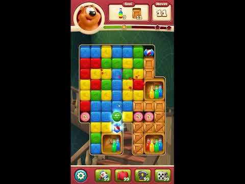 Toon Blast Level 7054 - NO BOOSTERS 🐻🐺🐱 | SKILLGAMING ✔️