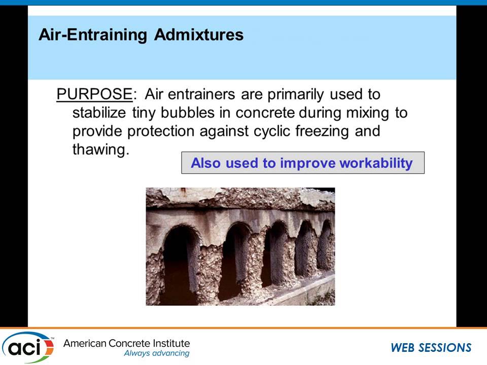 E4 ‑ Chemical Admixtures, Part 1