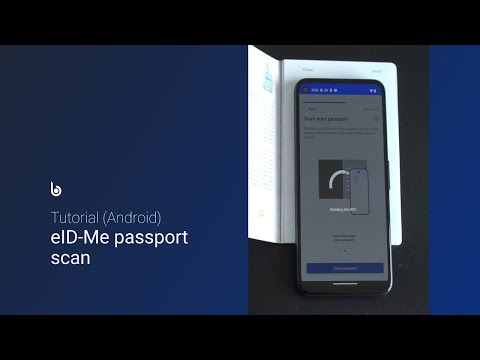 Part of a video titled [Tutorial] eID-Me passport scan | Android english - YouTube