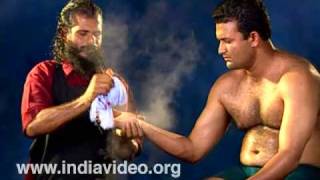 Nasya - infusion of medicated oil through nostrils in Ayurveda 