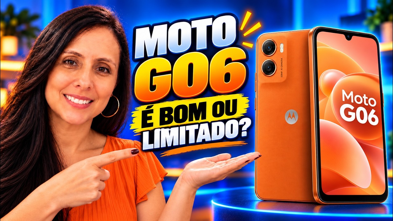 Miniatura da avaliação em vídeo de Motorola Moto G06 128 GB
