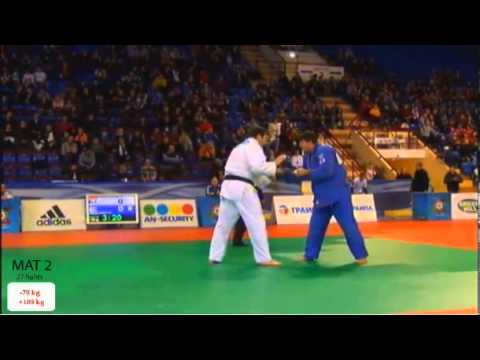 European Judo Open Men & Women Minsk 2013 o100kg VAKHAVIAK  (BLR) - LEPP Dmitri (EST)