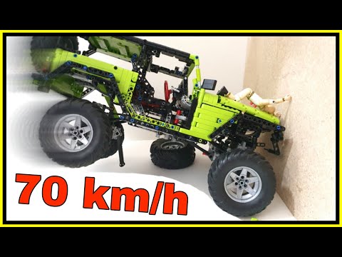 Lego Car CRASH TEST 💥 70 Km/h 🚨 Lego CRASH TEST slow motion