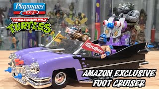 Amazon Exclusive TMNT Foot Cruiser Unboxing & Review - Playmates Toys