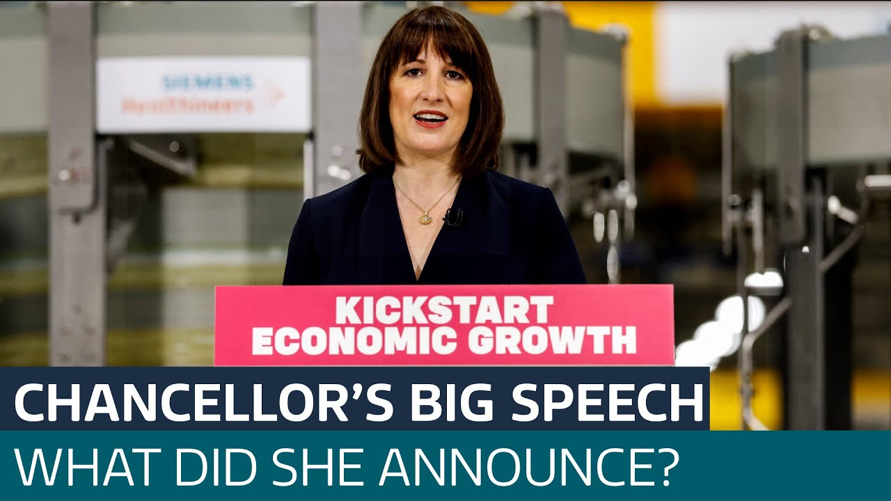 The key announcements in Rachel Reeves' big speech on growth | ITV News
