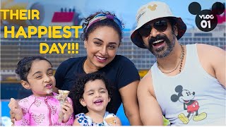 Nila & Nitara’s Happiest Day Ever 🥹❤️ | Disney Cruise Experience