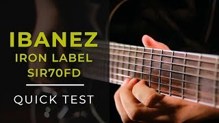 Video thumbnail for IBANEZ Iron Label SIR70FD (Quick Test) - Marcelo Rosa by Marcelo Rosa