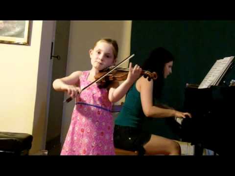 Alma Deutscher (aged 6) playing Prelude and Allegro in G by Clérambault (1676-1749)