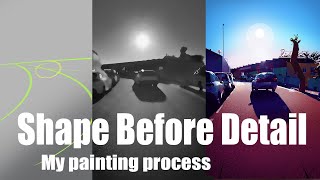 How to Simplify - Digital Painting Process