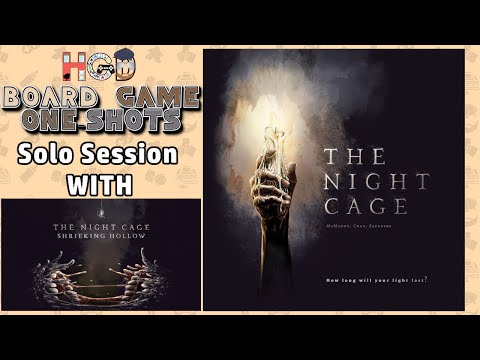 The Night Cage with Shrieking Hollow Expansion Solo Play | Board Game One-Shot