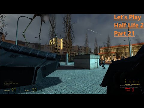 Let's Play Half Life 2 Part 21 Strider Hell