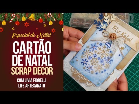 Cartão de Natal Scrap Decor | Especial de Natal