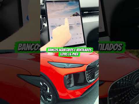 BANCOS AQUECIDOS E VENTILADOS! Descubra os segredos da tela do Lepas L6 PHEV! 😱⚡️
