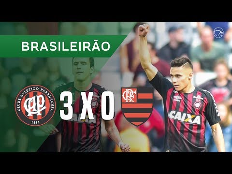 ATLÉTICO-PR 3 X 0 FLAMENGO - GOLS - 19/08 - BRASILEIRÃO 2018