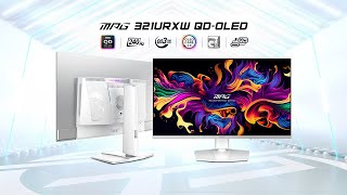 MSI Ultimate Gaming Monitor in Elegant White - MPG 321URXW 