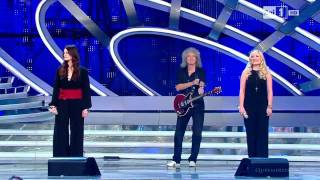 Brian May,Kerry Ellis & Irene Fornaciari - I Who Have A Nothing + We Will Rock You