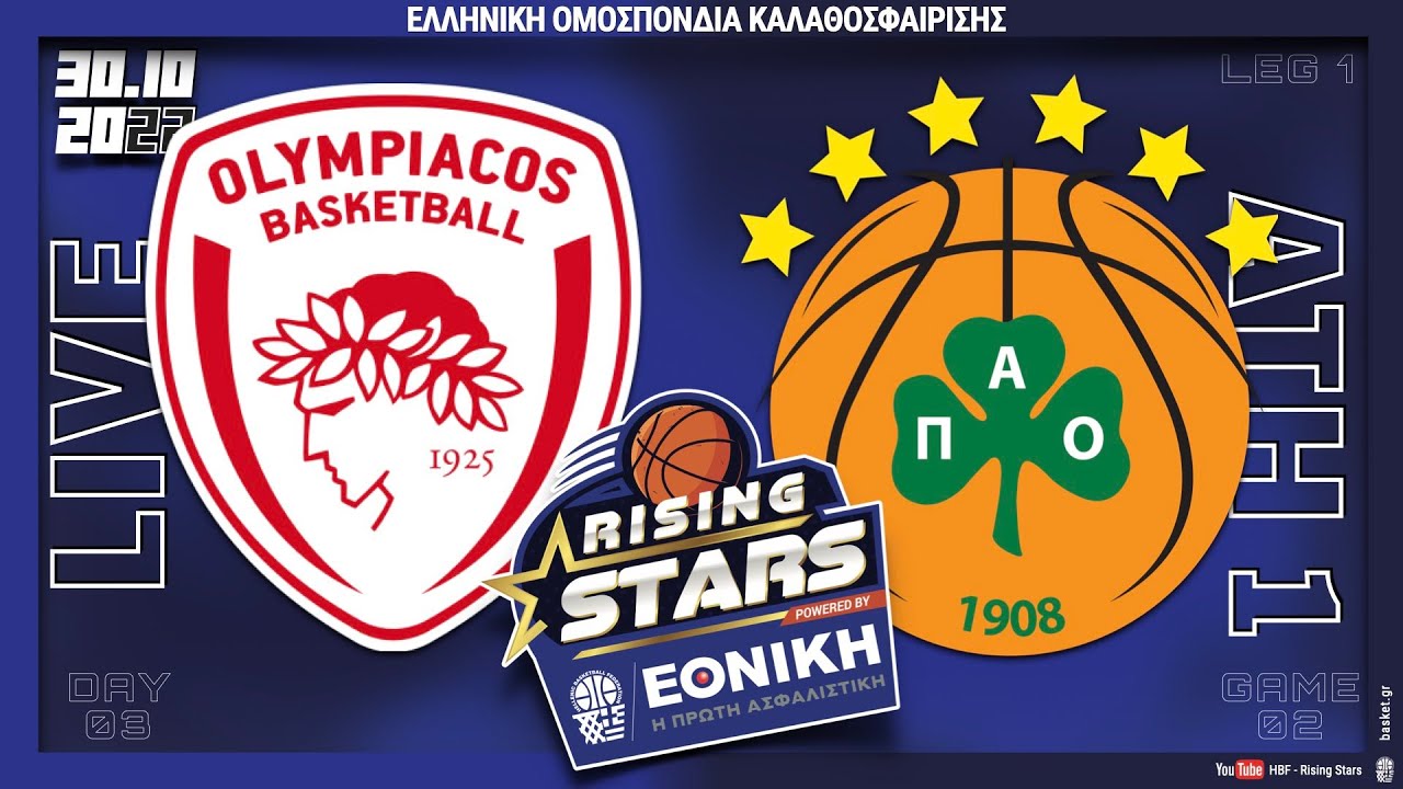 Rising Stars: Ολυμπιακός - Παναθηναϊκός