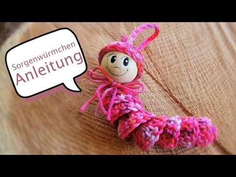 Worry Worm Crochet Pattern for Beginners