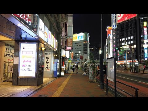 Walking Tokyo Night ✨4K　HQ 3D Audio🎧 Shin-Okubo ~ Shinjuku　Japan