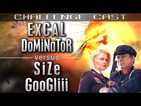 $60 2v2 Challenge: ExCaL & DoMiNaToR vs SiZe & GooGliii - Best of 11 | C&C Generals Zero Hour