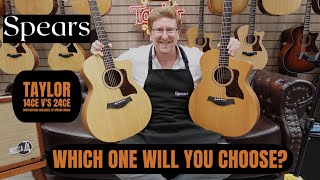 Video thumbnail for Taylor 14ce V's Taylor 24ce | At Spears Music - Which One Will You Choose? With James by Spears Music