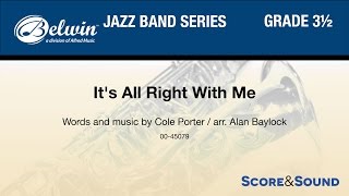 It&#39;s All Right with Me arr. Alan Baylock - Score &amp; Sound