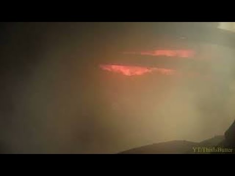 Helmet cam shows intense structure fire in Barboursville