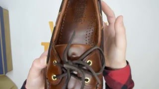 Sebago Schooner Oiled Waxy - Brown - Walktall | Unboxing | Hands on