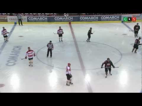 6. kolejka PLH: Comarch Cracovia - GKS Tychy 2:1. Skrót meczu