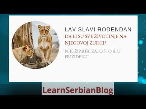 Learn Serbian with Jokes - Fridge, Lesson 4