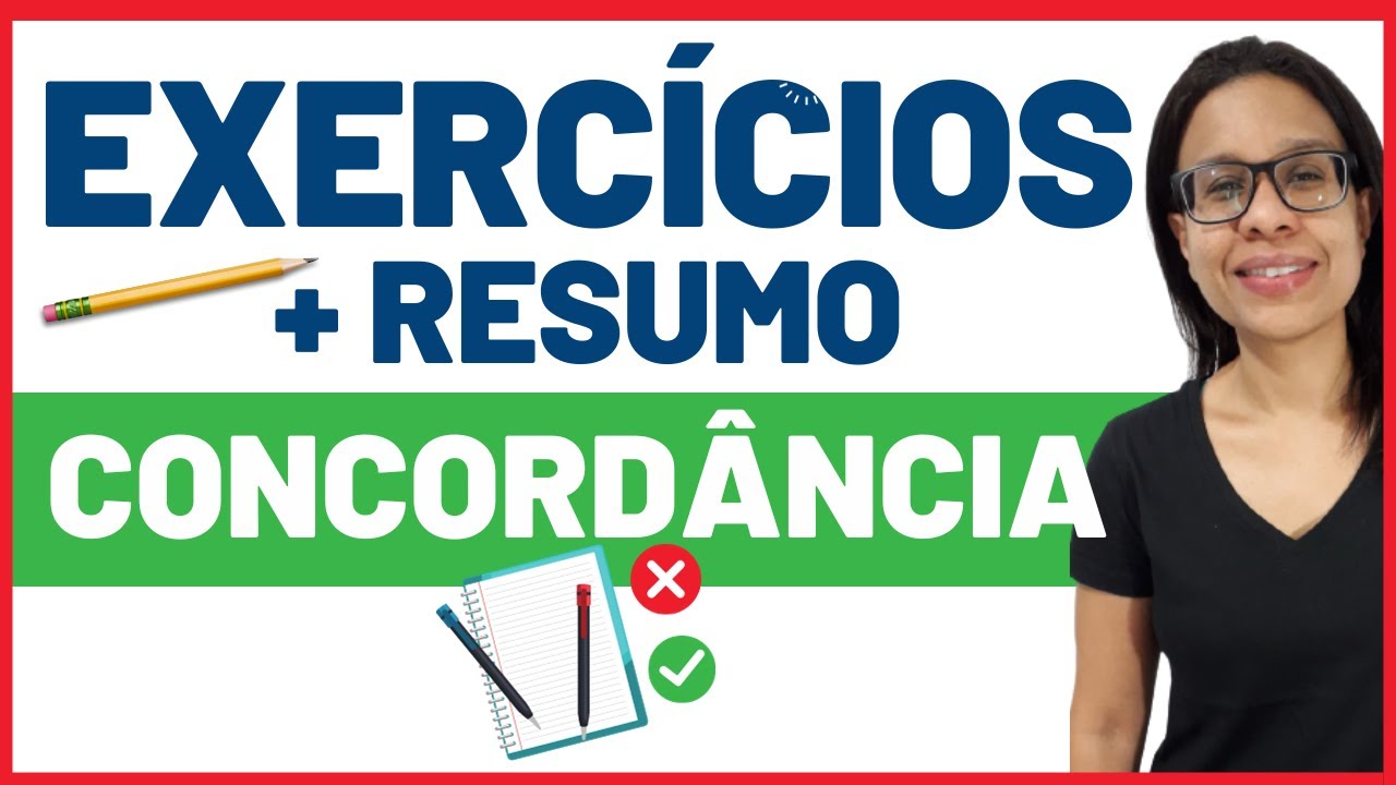 🚨CONCORDÂNCIA VERBAL e NOMINAL EXERCÍCIOS de PORTUGUÊS para CONCURSOS