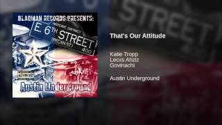 That's Our Attitude - Original Mix Music Video
