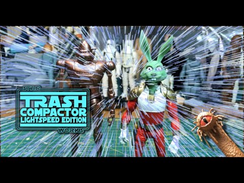 Lightspeed - Custom Star Wars Figures - Jaxxon tutorial - Trash Compactor