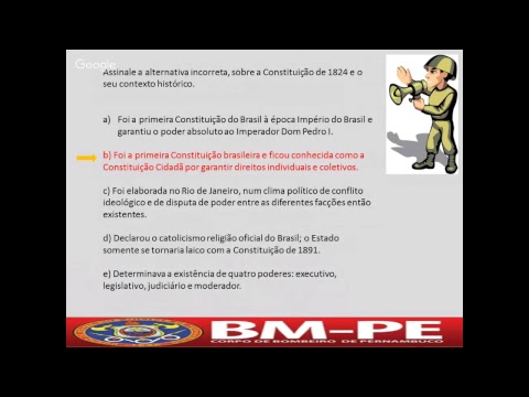 Quiz História Bombeiros de PE.