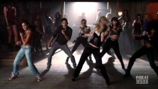 Brittany &amp; Santana - Me Againts The Music (Britney Spears Cameo On Glee)