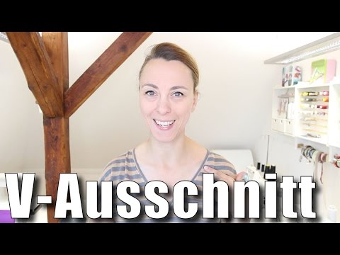 V-Ausschnitt nähen - mit Anna von einfach nähen