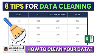 8 Best Tips For Cleaning Your Data | Data Cleaning | Machine Learning, Data Preparation.