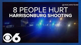 8 hospitalized after shots fired into crowd at Harrisonburg party