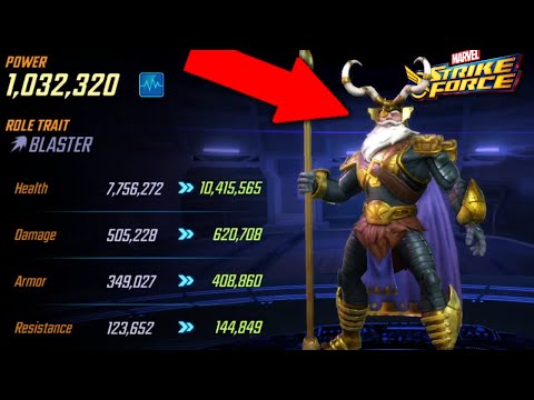 ODIN GAMEPLAY - WOW HE IS AMAZING - MARVEL Strike Force - MSF