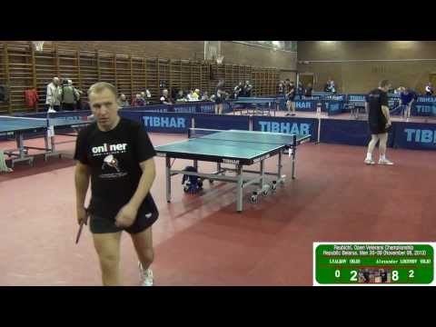 LYALKOV vs Alexander LOGUNOV Raubichi, Belarus Open Championship Table Tennis