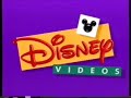 Disney Videos UK VHS Logos 1995