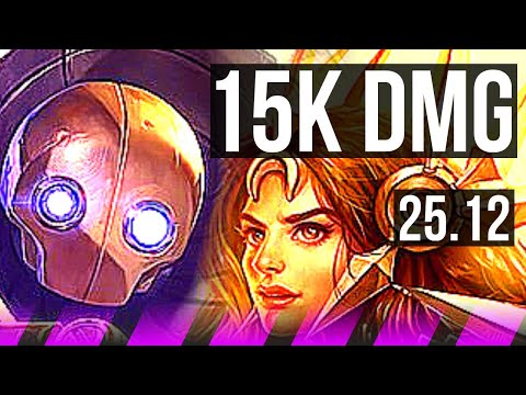 BLITZCRANK & Lucian vs LEONA & Aphelios (SUP) | 15k DMG | KR Master | 25.12