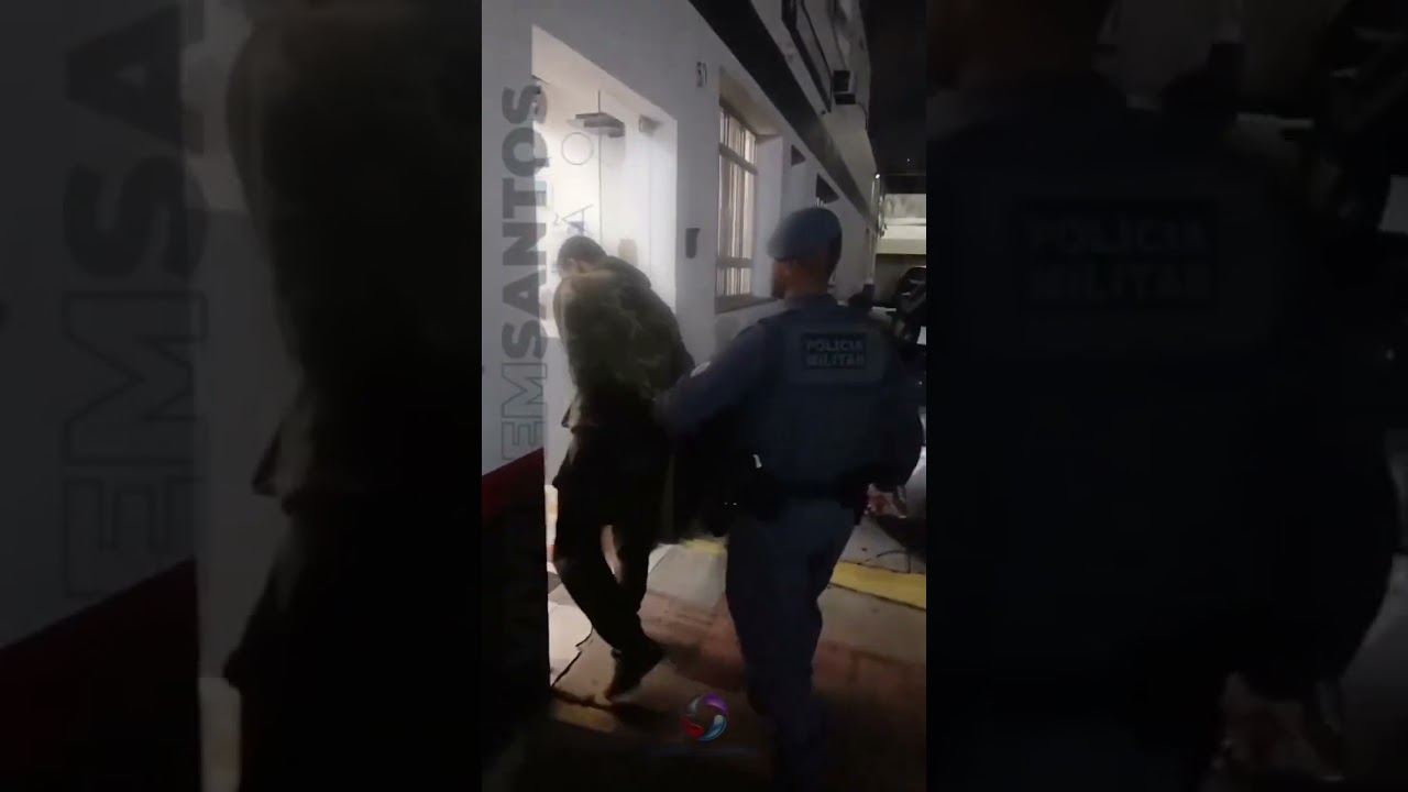Homem é preso por tentativa de roubo de cabos de cobre no Macuco, em Santos.