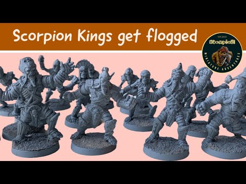 Gaspez Arts Tomb Kings/Khemri Blood Bowl Unboxed