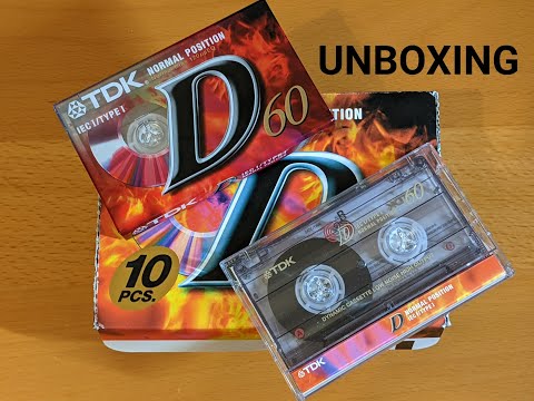 Unboxing a Legend, the TDK D Cassette.