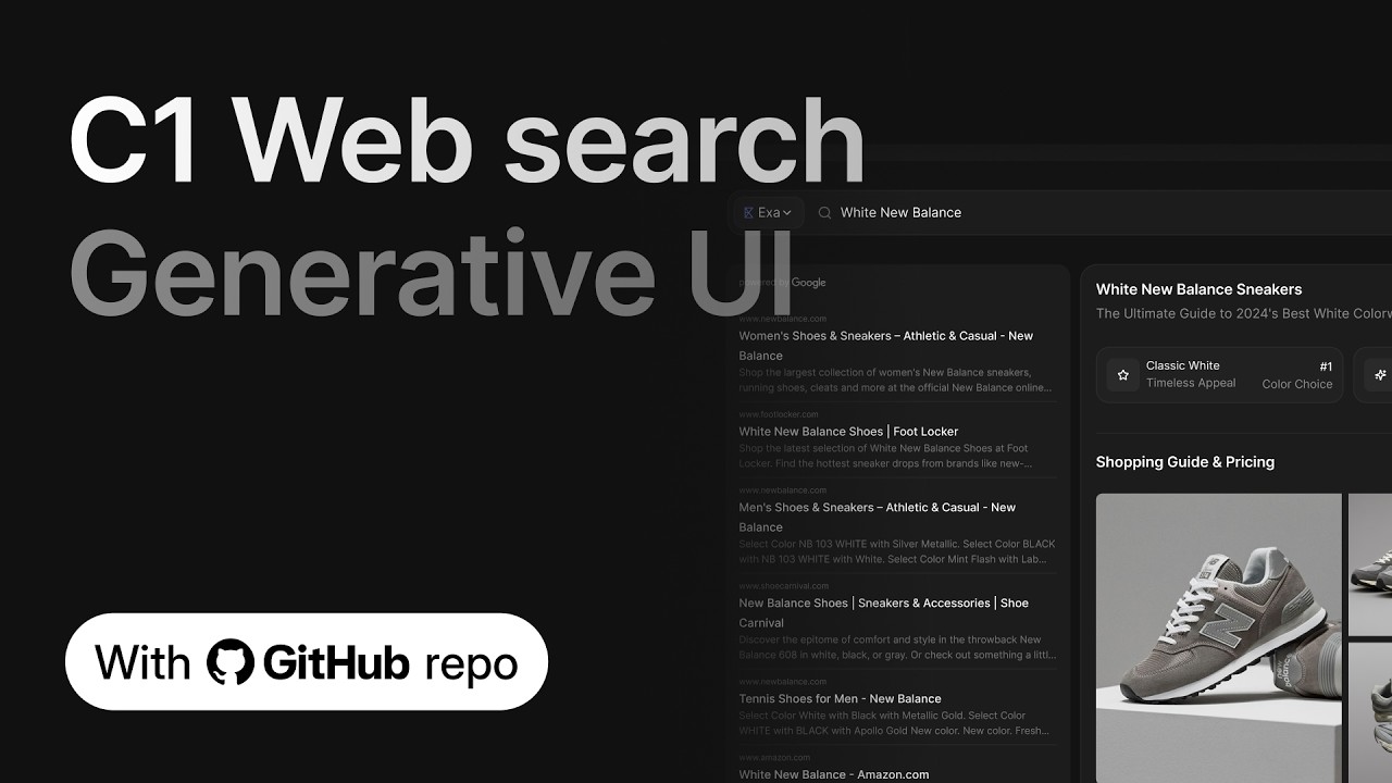 Generative UI Search Experience