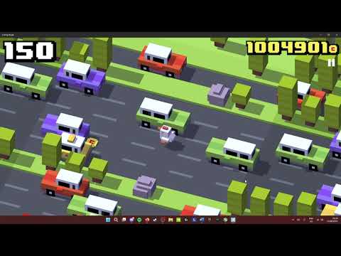 Playing Crossy Road While My Parents Argue