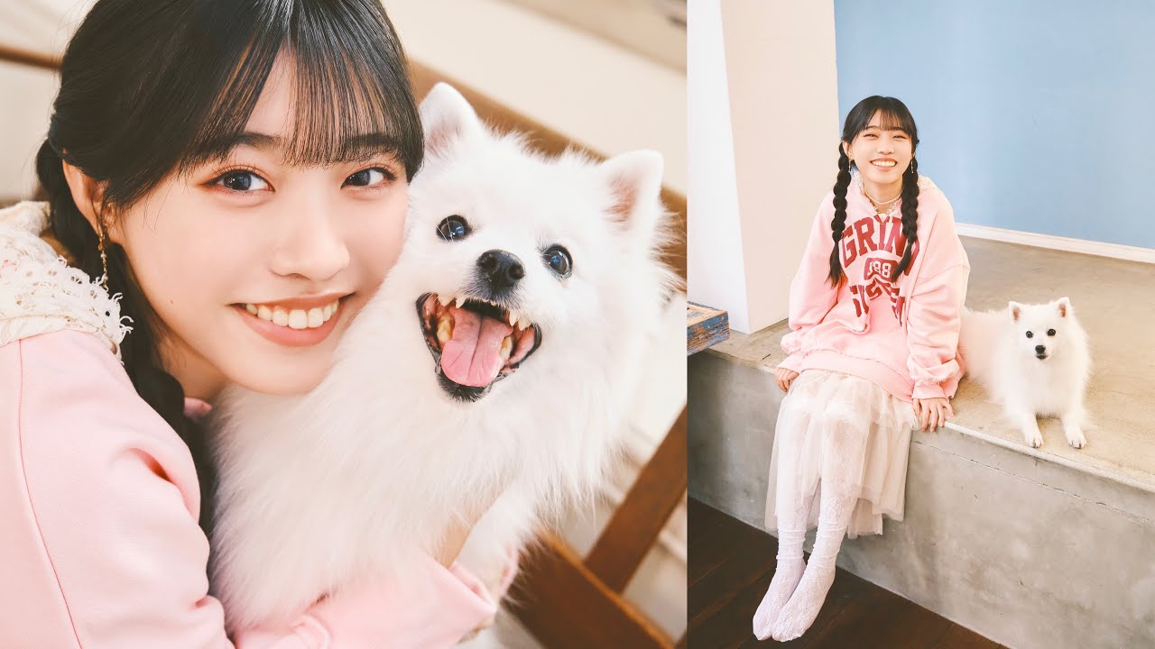 僕が見たかった青空・金澤亜美さんが遊びに来てくれました！（日本スピッツ｜月刊わんこ撮影オフショット）