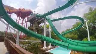 "Water Mocassin" Speed Slide POV's Adventure Island (Tampa Bay, Florida)