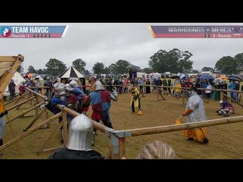 Team Havoc v Warhounds + Mercs - Buhurt Heats - Winterfest 2/7/2022